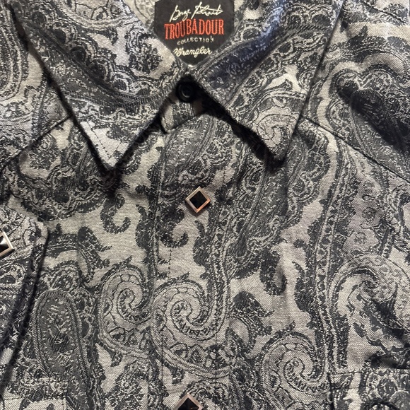 George Strait Troubadour Wrangler western shirt - Picture 2 of 3